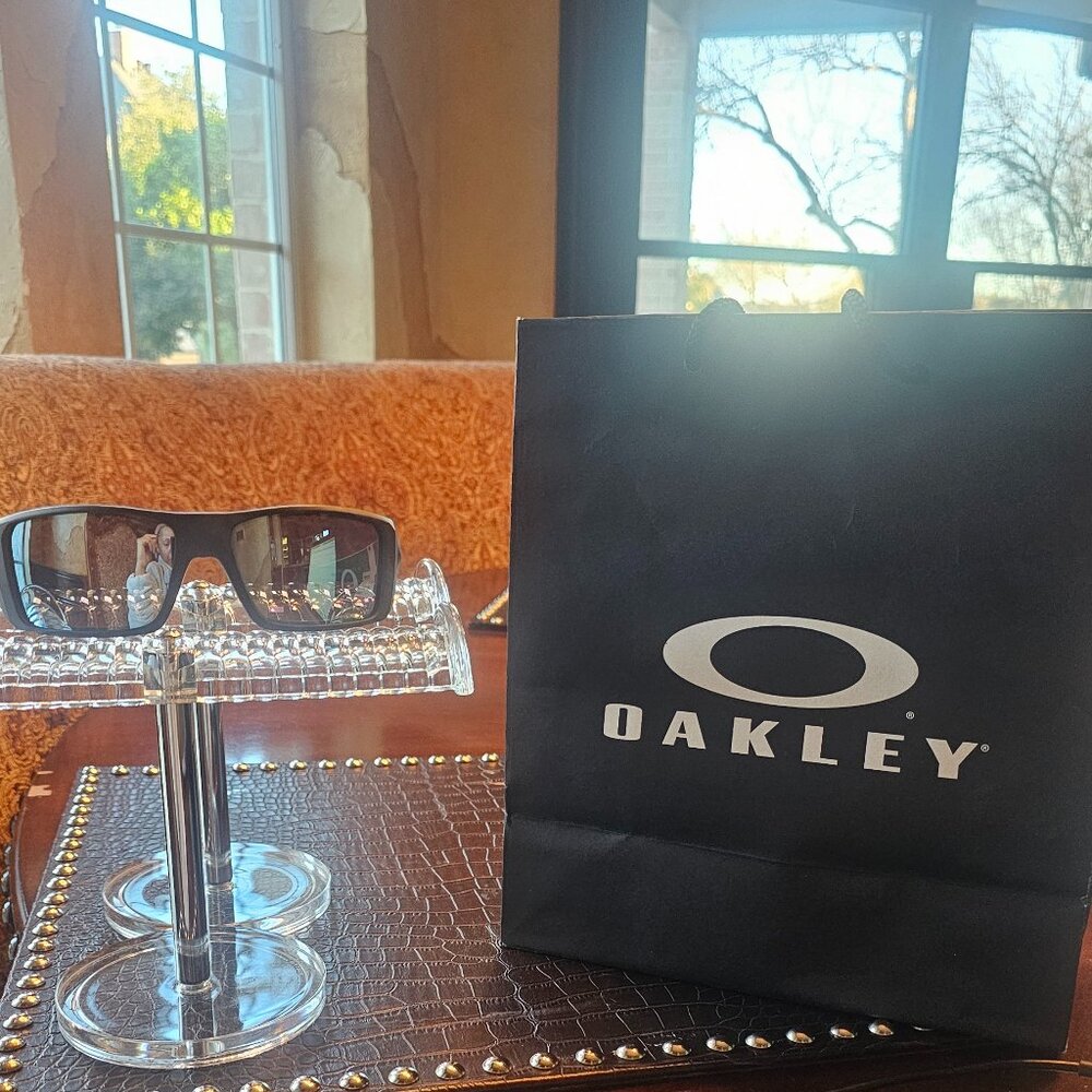 OAKLEY MATTE BLACK CAMO GASCAN SUNGLASSES